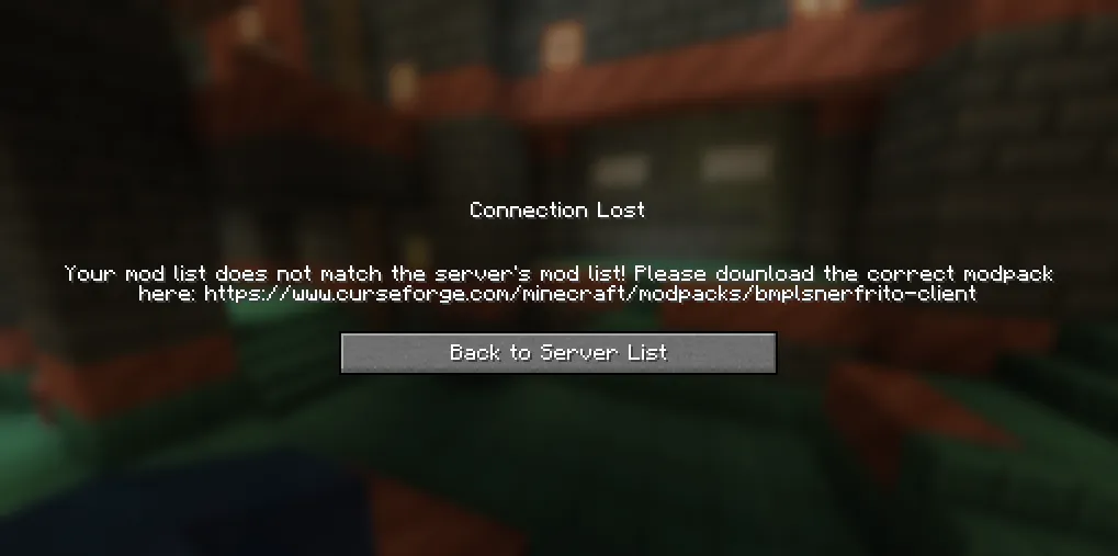 plsnerfModCheck, Моды, Minecraft