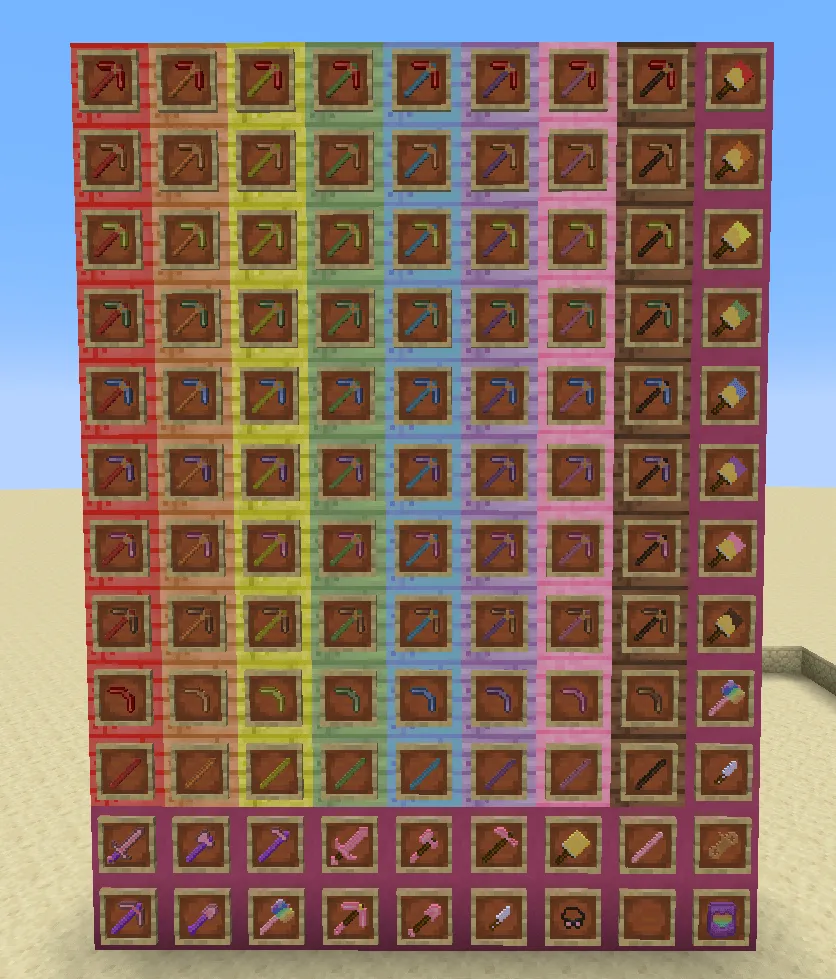 Prismatic Paradise, Моды, Minecraft