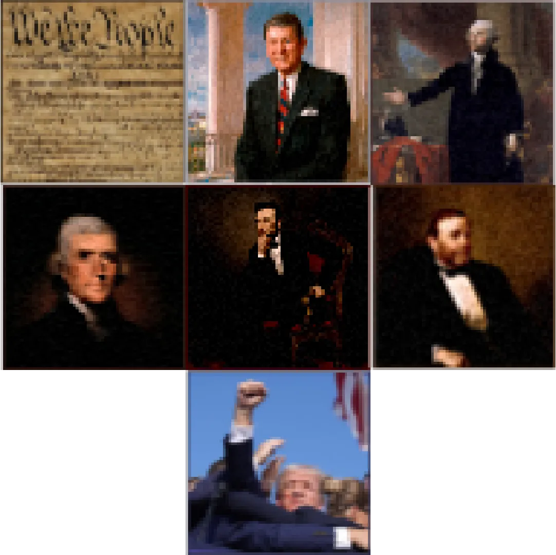 Presidential Paitings ( + U.S History) — скриншот 1 (Моды, Minecraft)