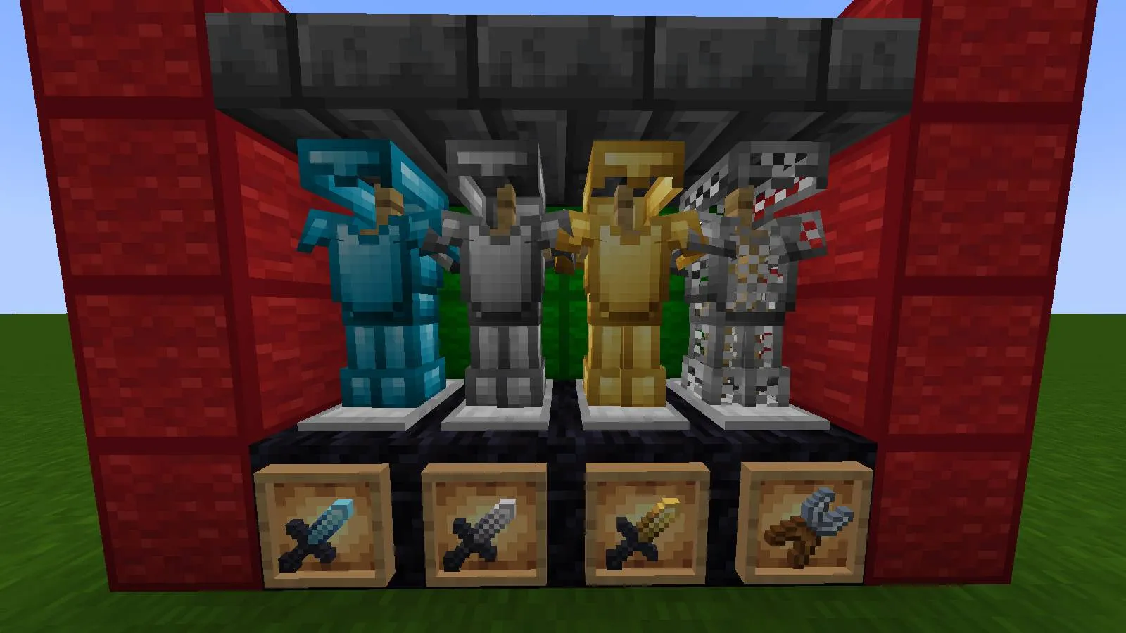 Bedwars Remastered, Текстуры, Minecraft