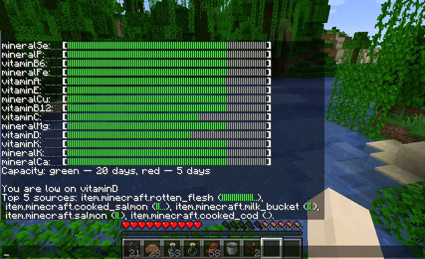 Vlad's Food Mod, Моды, Minecraft