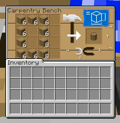 Diegetic GUI for RLCraft — скриншот 16 (Текстуры, Minecraft)