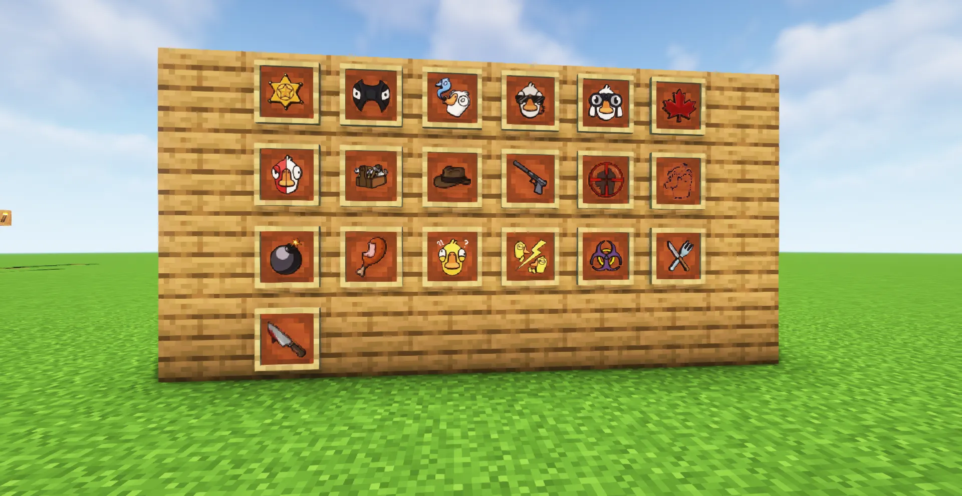 MineGooseDuck, Моды, Minecraft