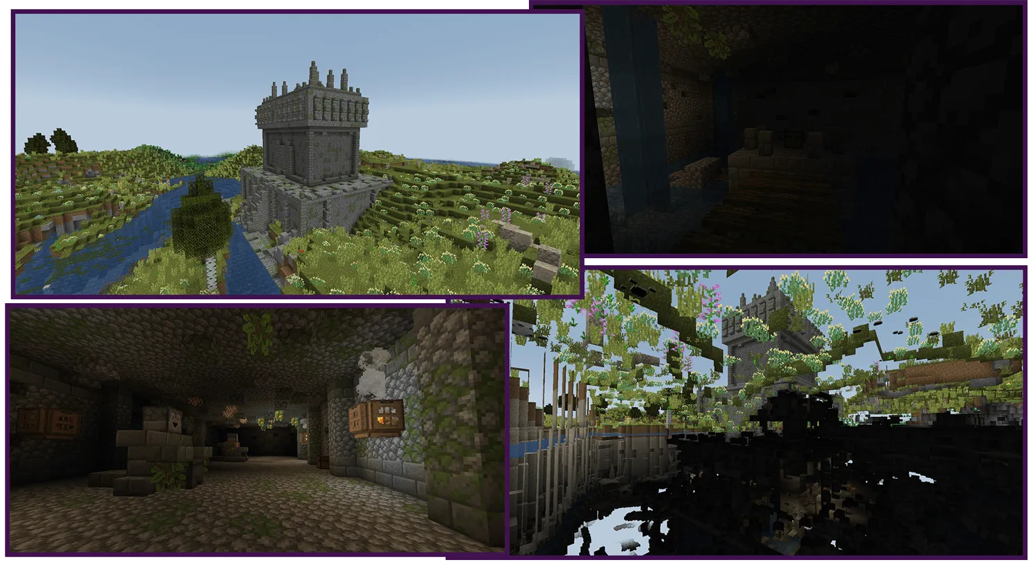TFC Structures - Better Jungle Temple — скриншот 3 (Моды, Minecraft)