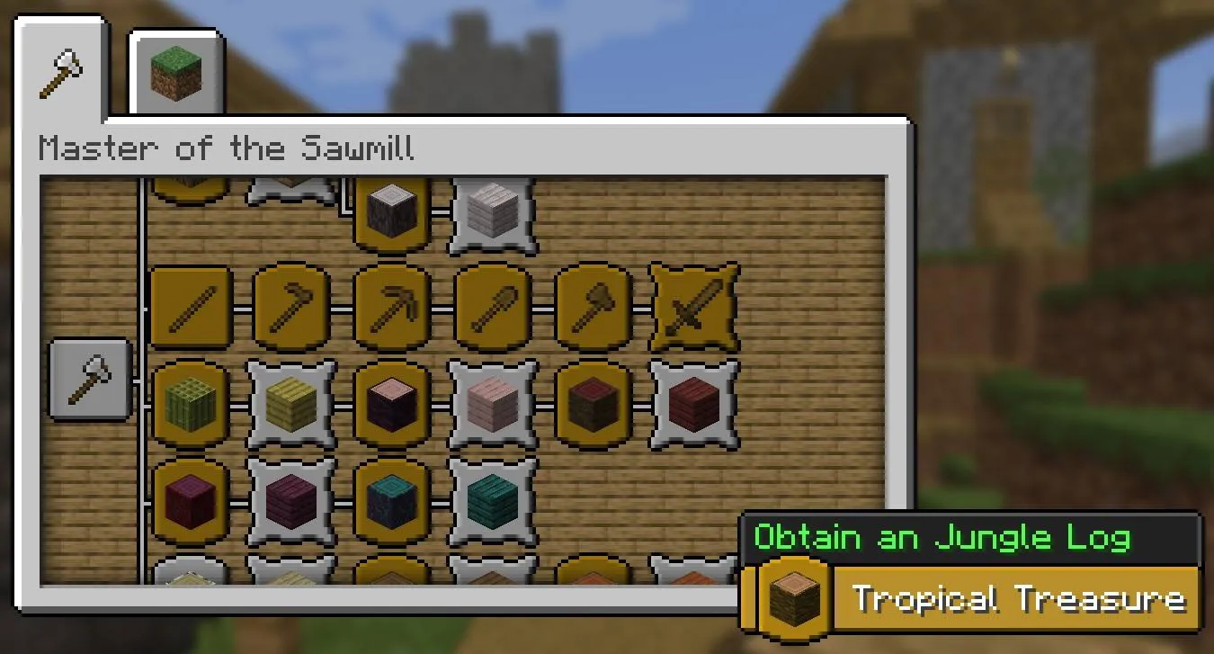 Wood Advancements — скриншот 5 (Моды, Minecraft)