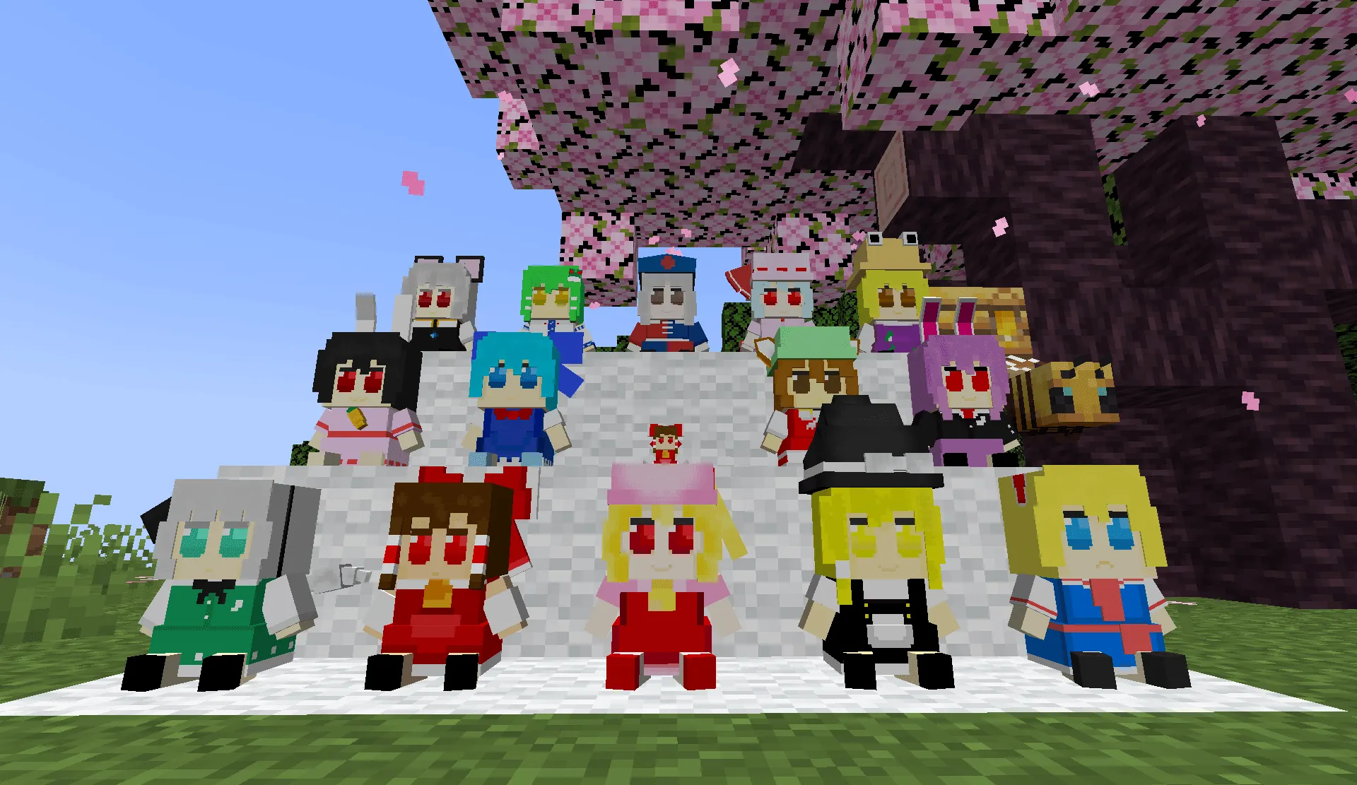 Proyect Touhou, Моды, Minecraft