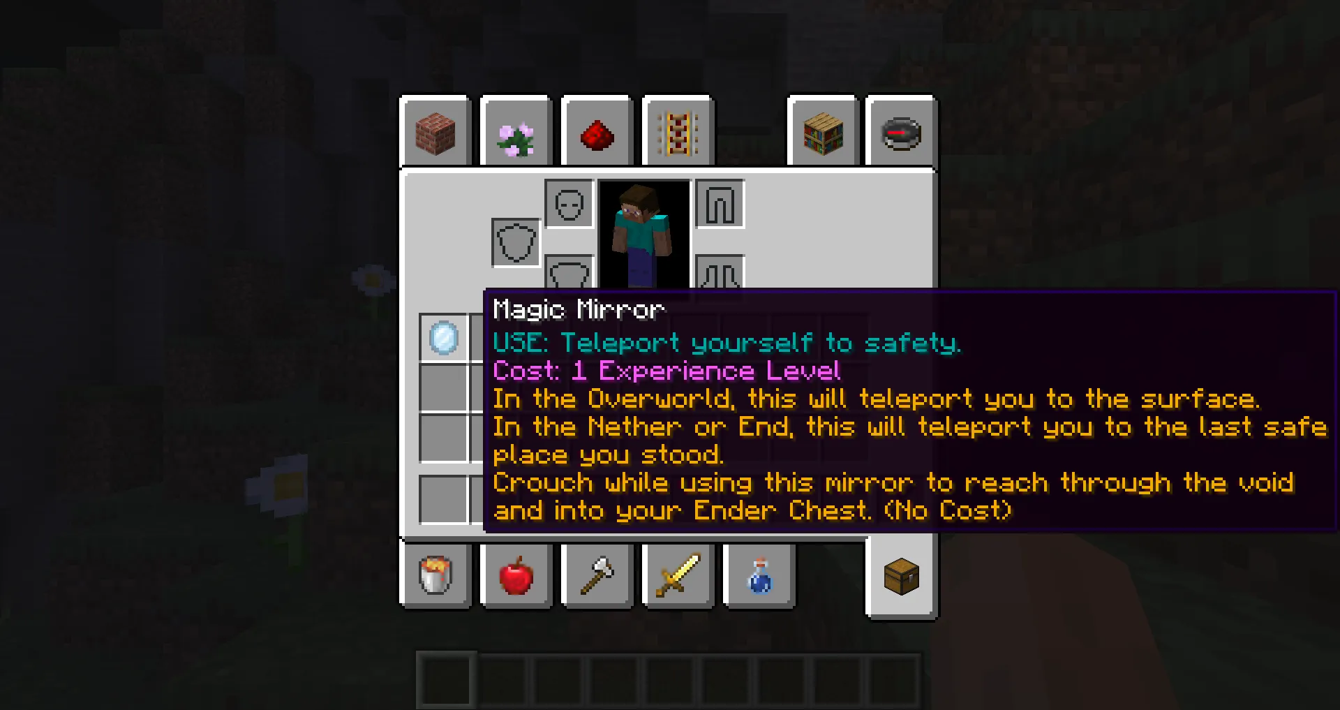 Colds: Magic Mirror  — скриншот 1 (Моды, Minecraft)