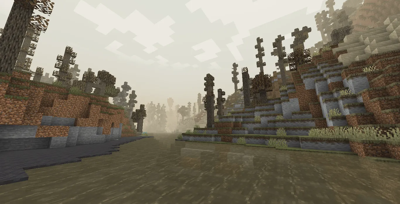 Muddy Waters & Ashen Skies — скриншот 1 (Текстуры, Minecraft)
