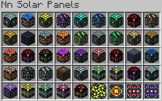 NnSolarPanels — скриншот 9 (Моды, Minecraft)