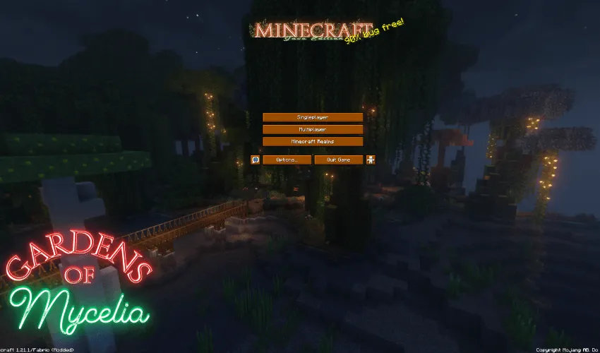 Gardens of Mycelia GUI — скриншот 1 (Текстуры, Minecraft)