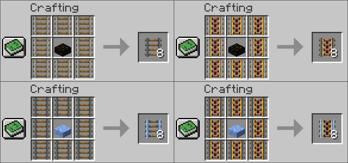 Frozen Rails, Моды, Minecraft