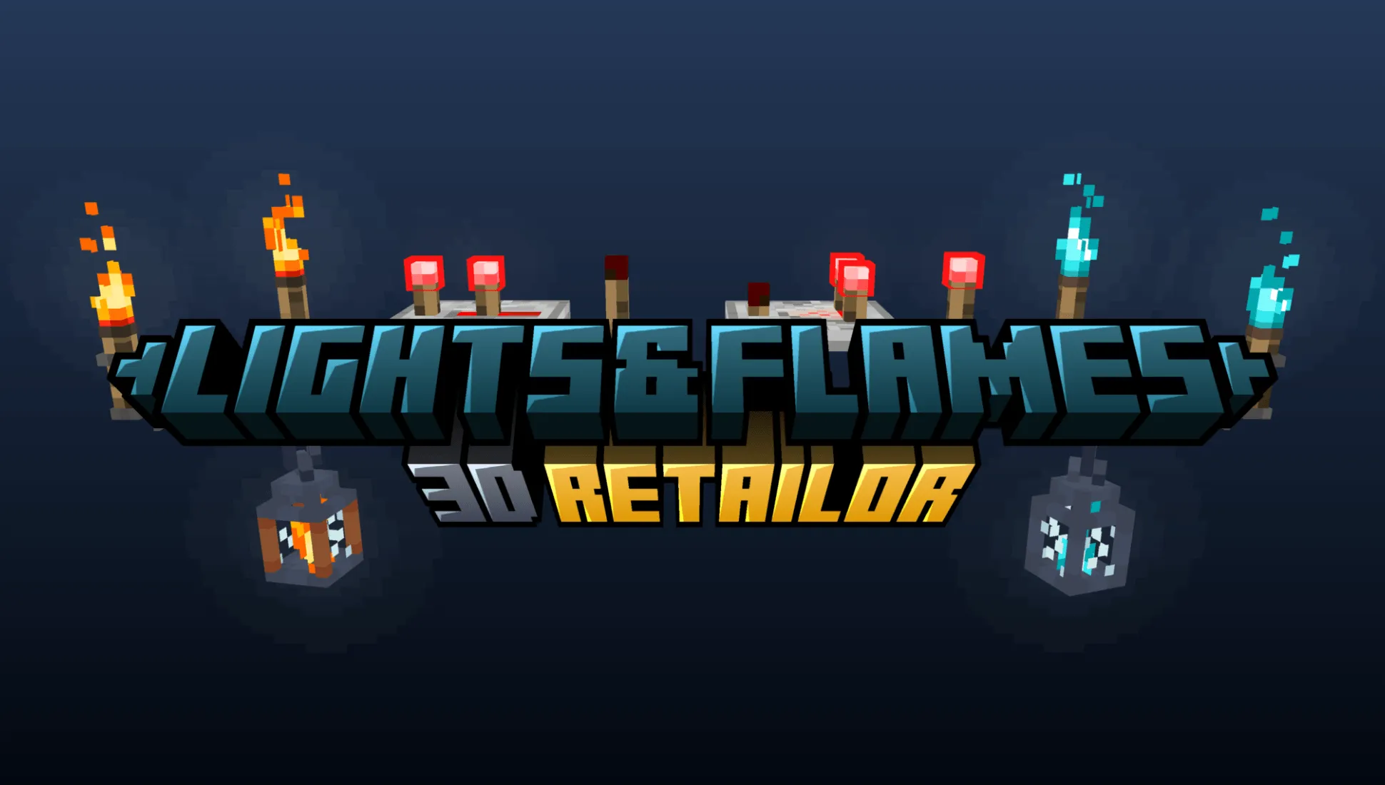 Lights & Flames: 3D Retailor — скриншот 1 (Текстуры, Minecraft)