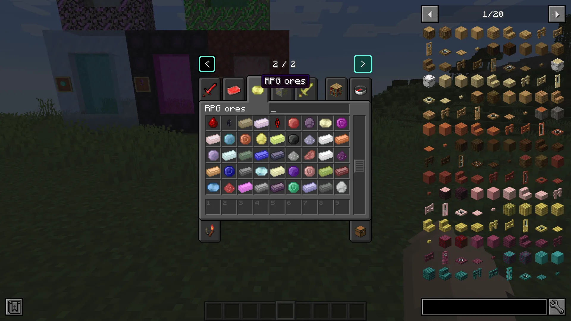 DimensionalRPG2:NEW HORIZON — скриншот 1 (Моды, Minecraft)