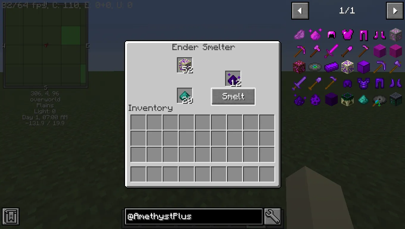 Blaziken06's Amethyst Plus Mod, Моды, Minecraft