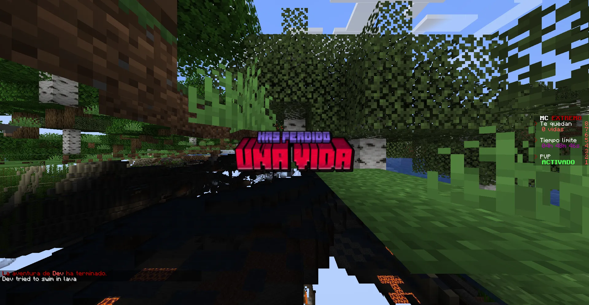 Extreme Lives — скриншот 2 (Моды, Minecraft)