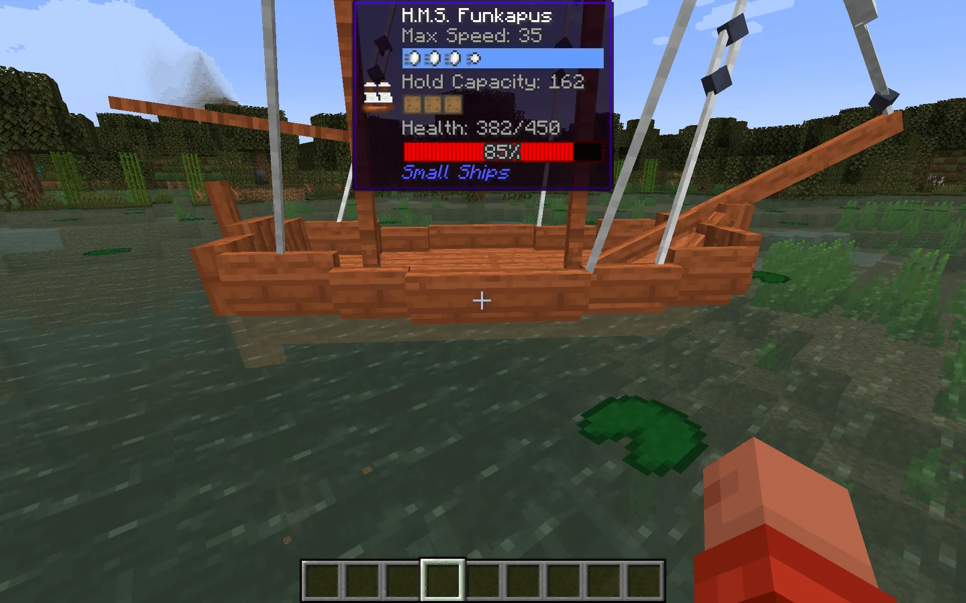 WTHIT: Small Ships Plugin, Моды, Minecraft