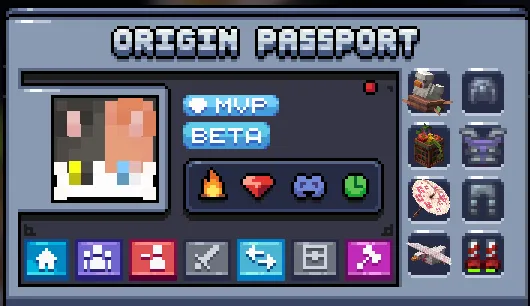 Origin Realms GUI Revamp — скриншот 6 (Текстуры, Minecraft)