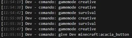 adminlogger, Моды, Minecraft
