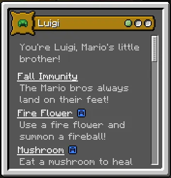 Luigi Origin — скриншот 2 (Моды, Minecraft)