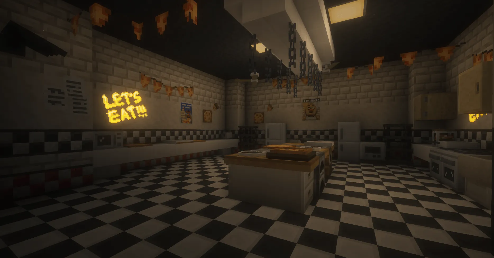 Five Nights at Pixels — скриншот 9 (Модпаки, Minecraft)