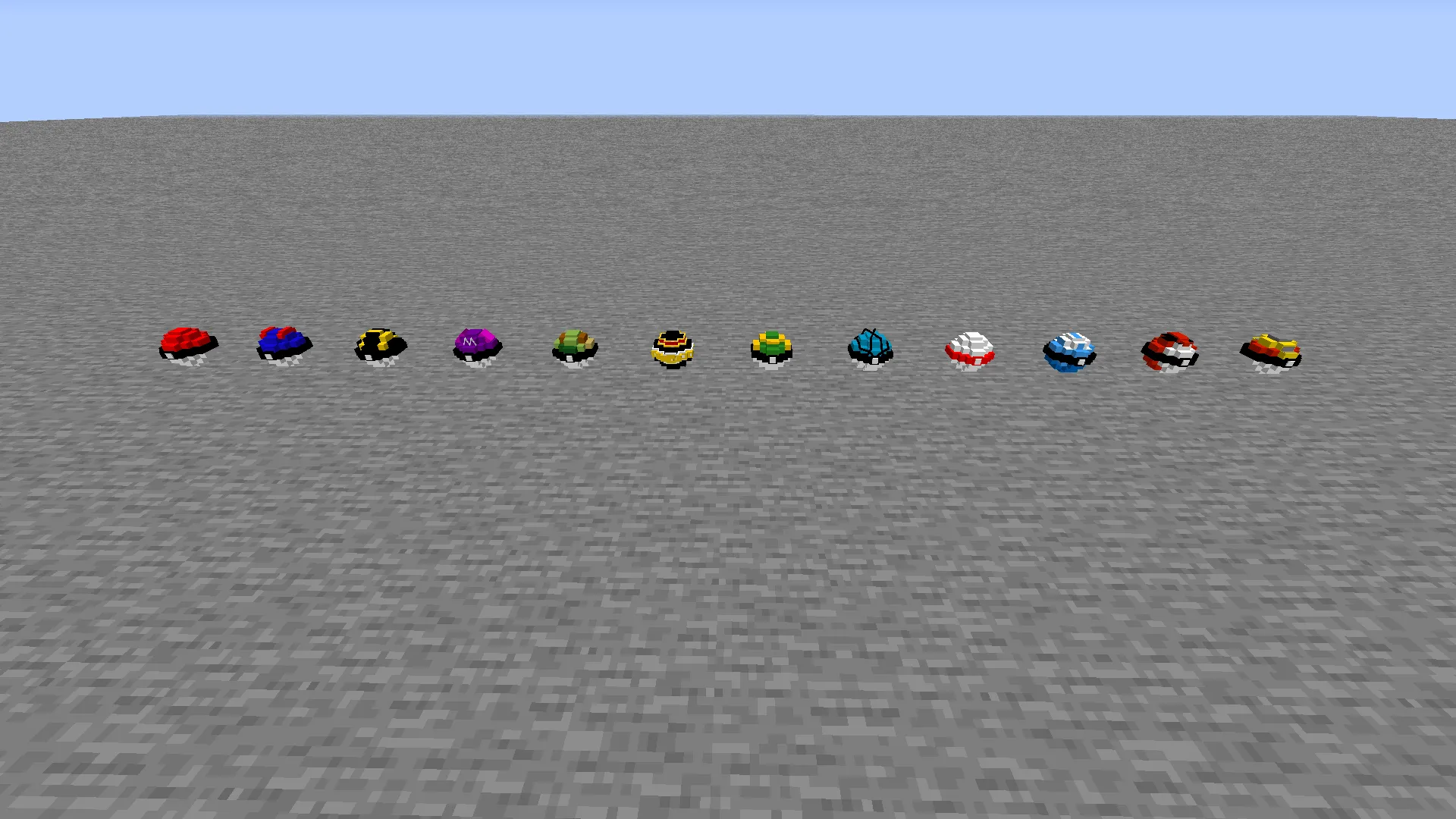 Pokémon Smaragd Pokeballs — скриншот 1 (Текстуры, Minecraft)
