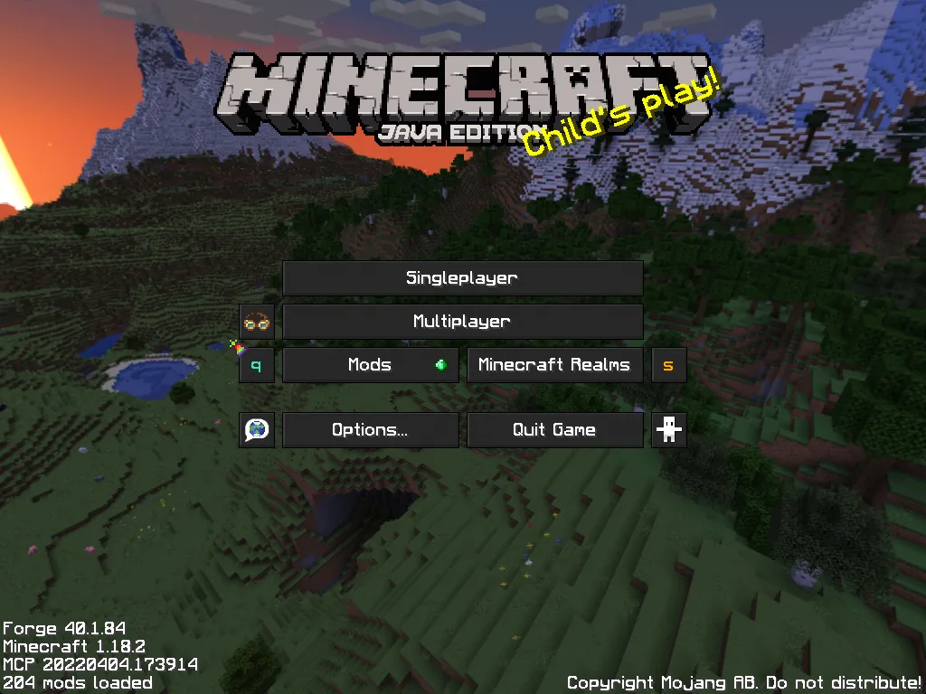 DarkMatter, Текстуры, Minecraft