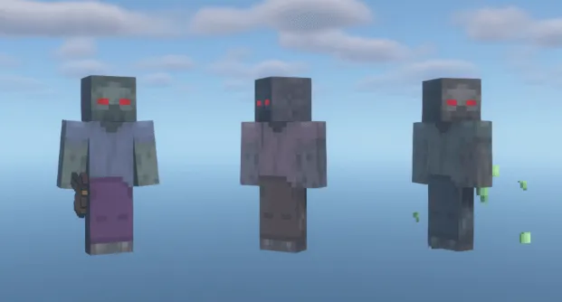 Simple Tough Zombies — скриншот 1 (Моды, Minecraft)