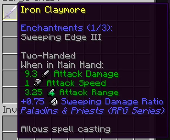 Attribute Icons (RPG Series), Текстуры, Minecraft