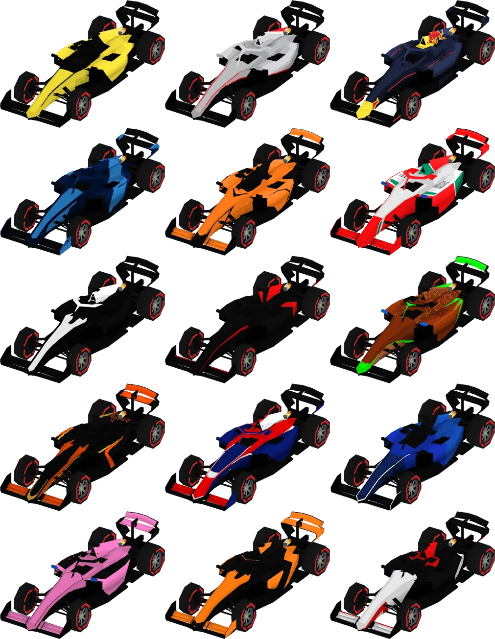 [F1-Style Boat] - The Formula, Текстуры, Minecraft