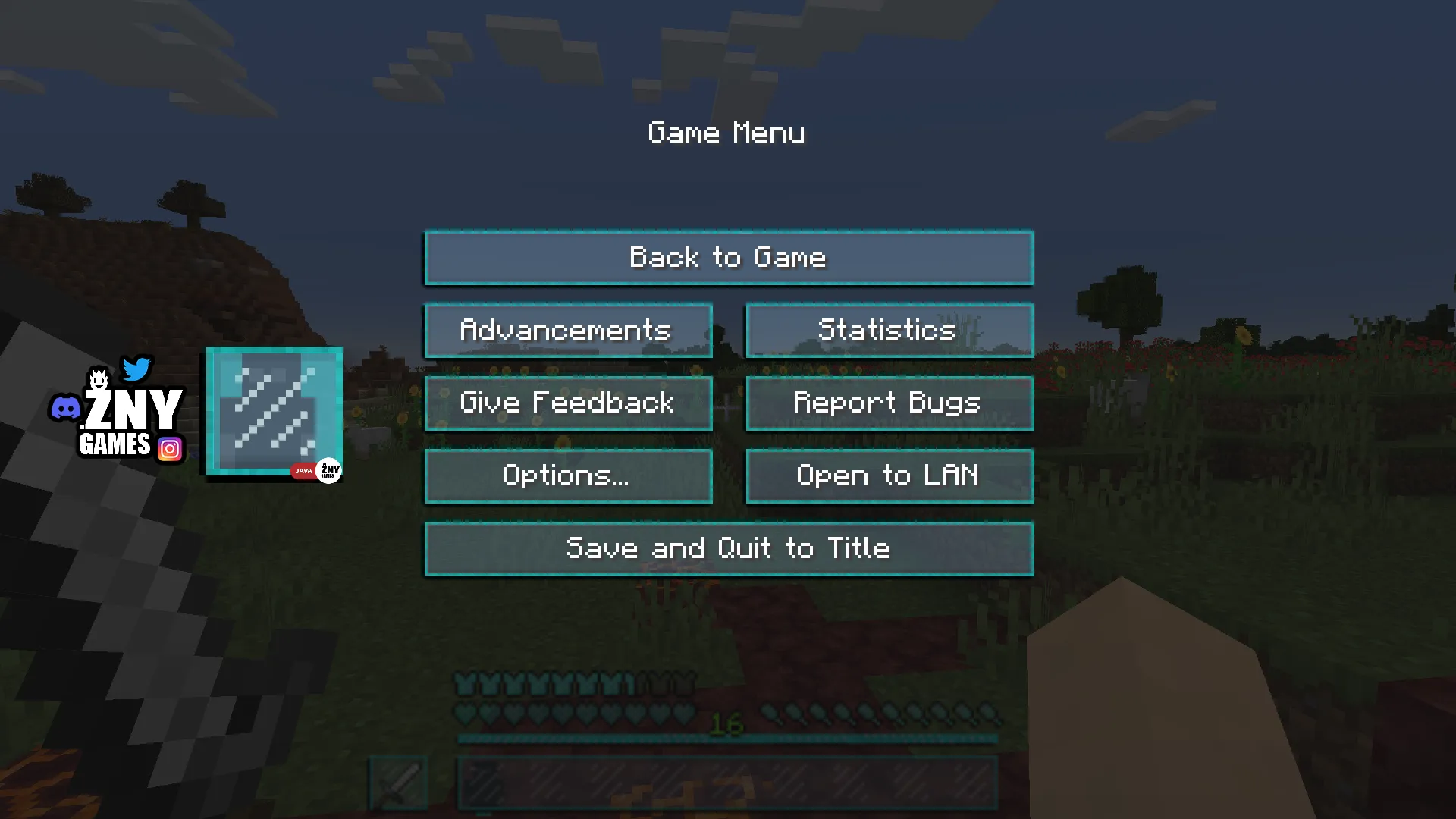 GLASS GUI-Pack — скриншот 1 (Текстуры, Minecraft)