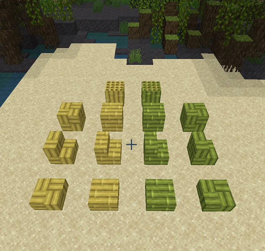 Un-Stripped Bamboo Blocks!, Моды, Minecraft