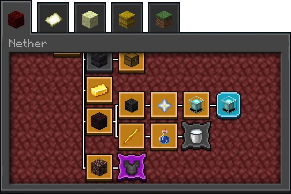 Rethoughted GUI, Текстуры, Minecraft