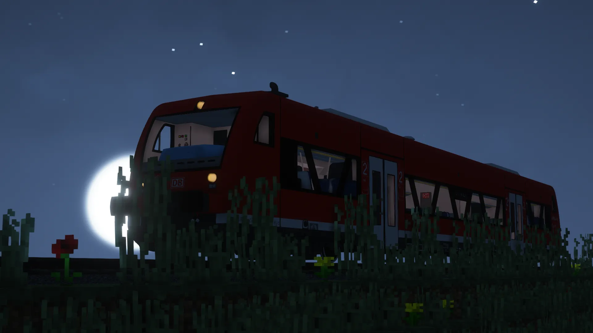 [IR/Immersive Railroading] DB BR 650/RS1 — скриншот 4 (Текстуры, Minecraft)