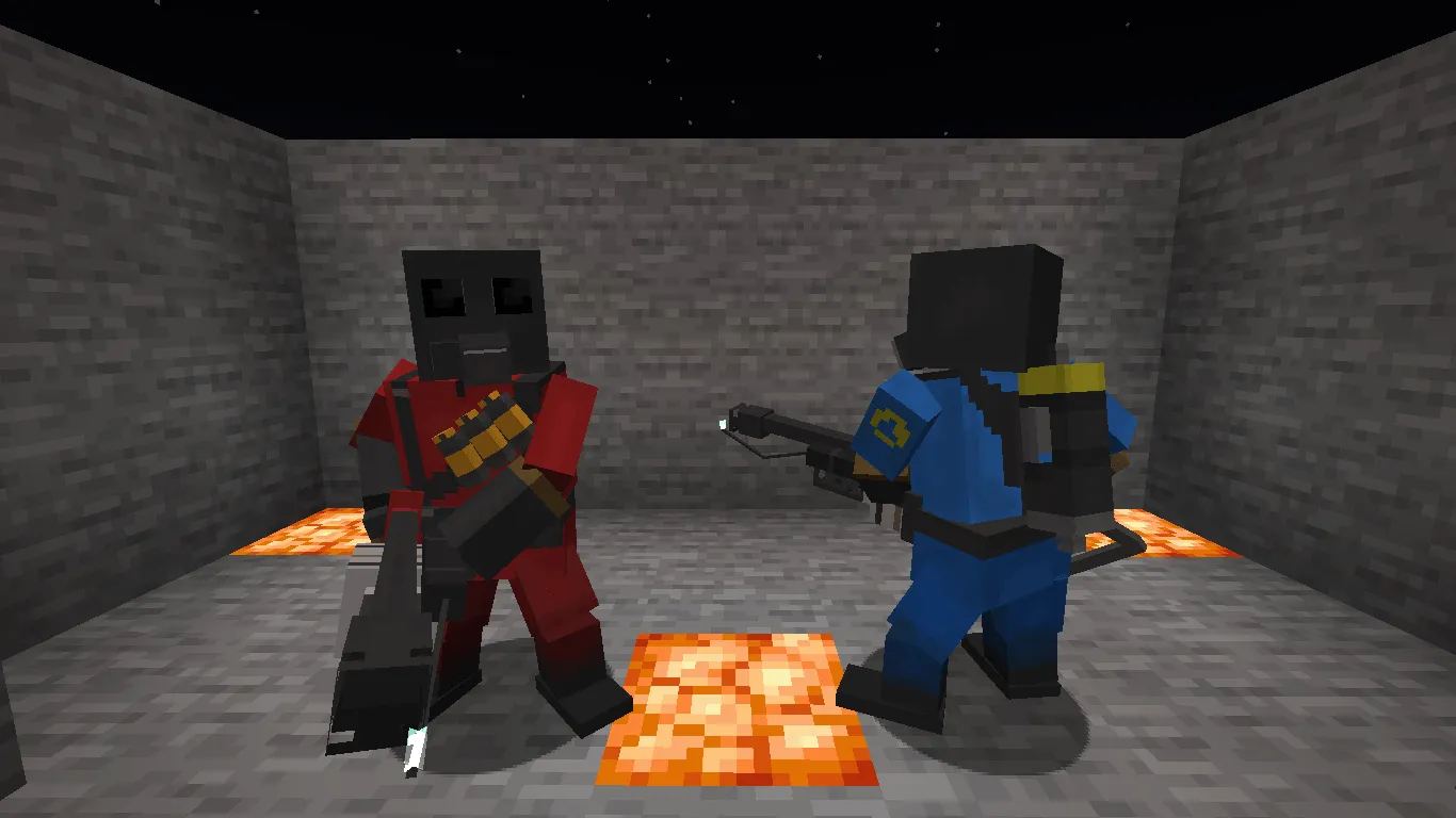 TF2 Mobs, Моды, Minecraft