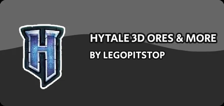 Hytale 3D Ores & More — скриншот 1 (Текстуры, Minecraft)