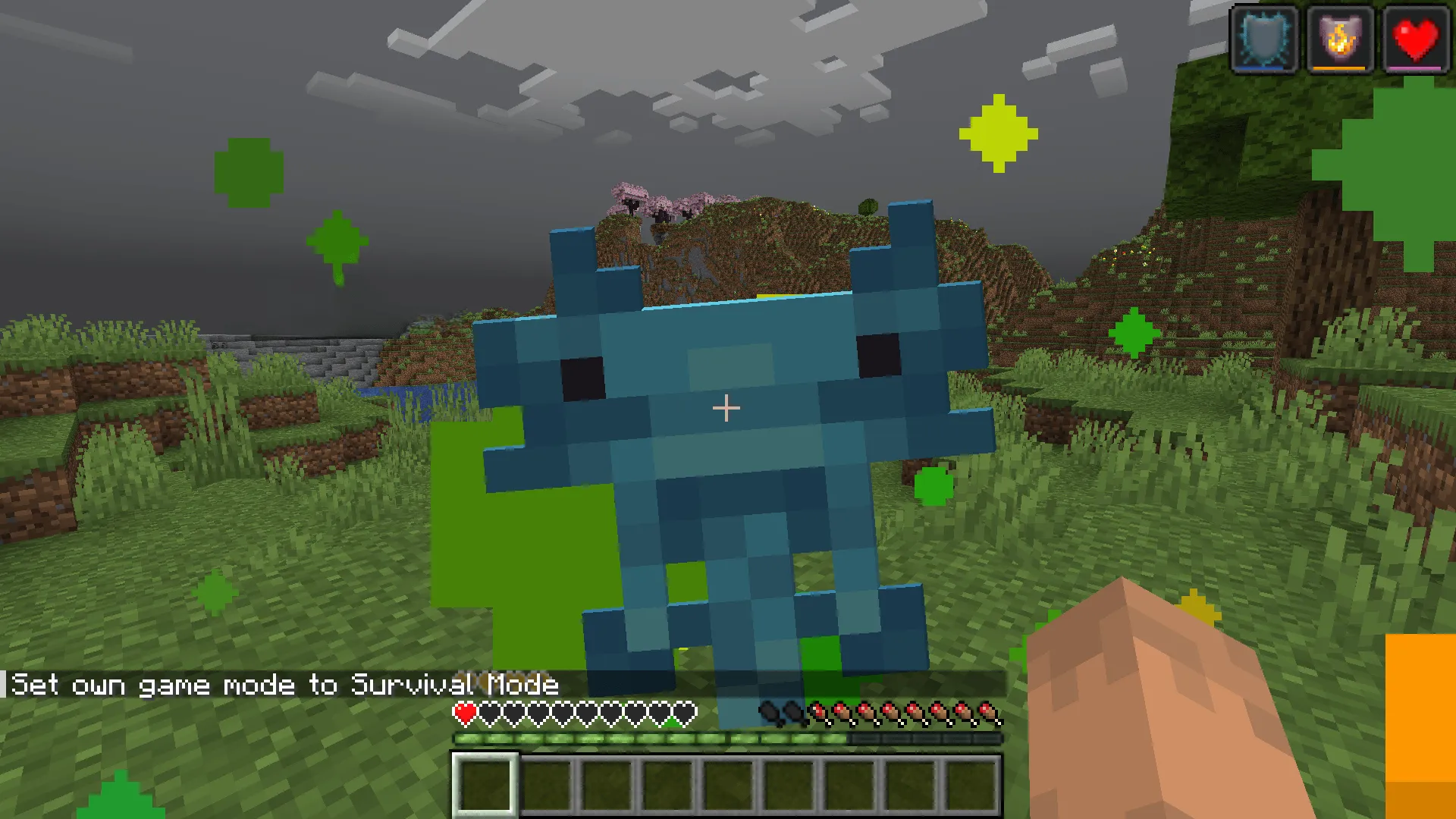 Cute Axolotl Totem, Текстуры, Minecraft