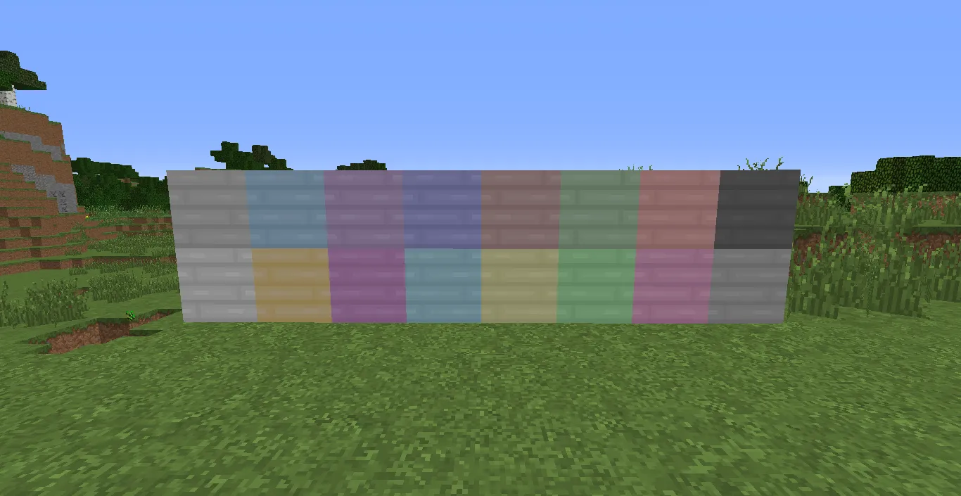 Dyed Blocks, Моды, Minecraft