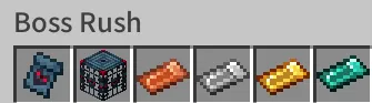 Boss Rush, Моды, Minecraft