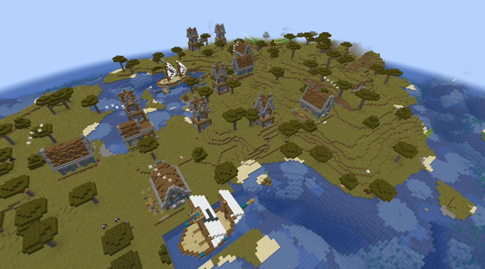 Erdmen's Village 2 — скриншот 6 (Моды, Minecraft)