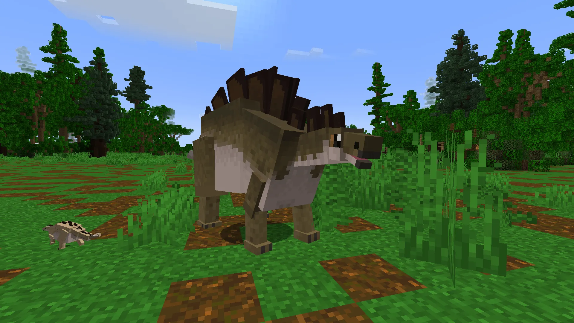 Jurassic Park Stegosaurus (For Fossils and Archeology: Revival Genesis) — скриншот 2 (Текстуры, Minecraft)