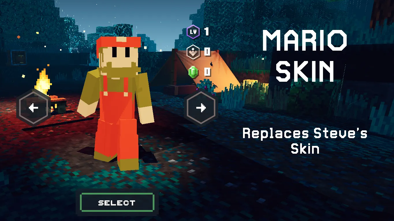 Minecraft: Super Mario Bros. Edition DELXUE — скриншот 1 (Текстуры, Minecraft)