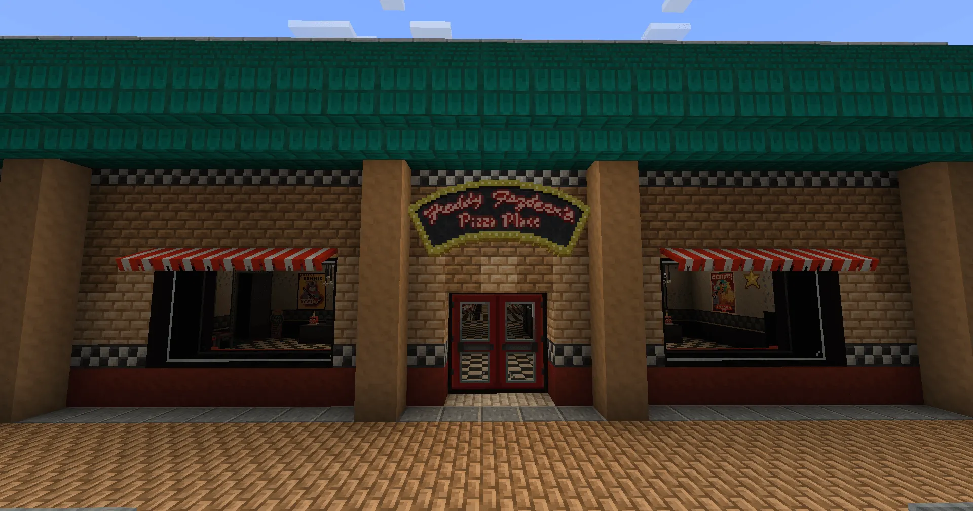 Fazbear's Pizza World! — скриншот 6 (Карты, Minecraft)