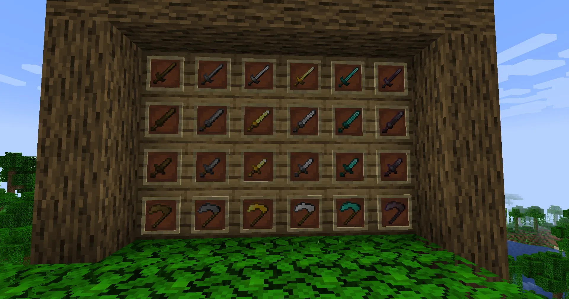Keeg's Weapons — скриншот 1 (Моды, Minecraft)