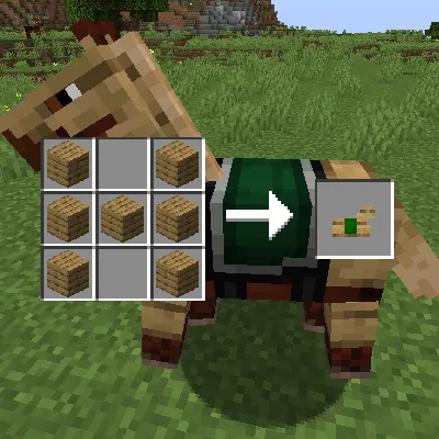Wooden Horse Armor — скриншот 2 (Моды, Minecraft)