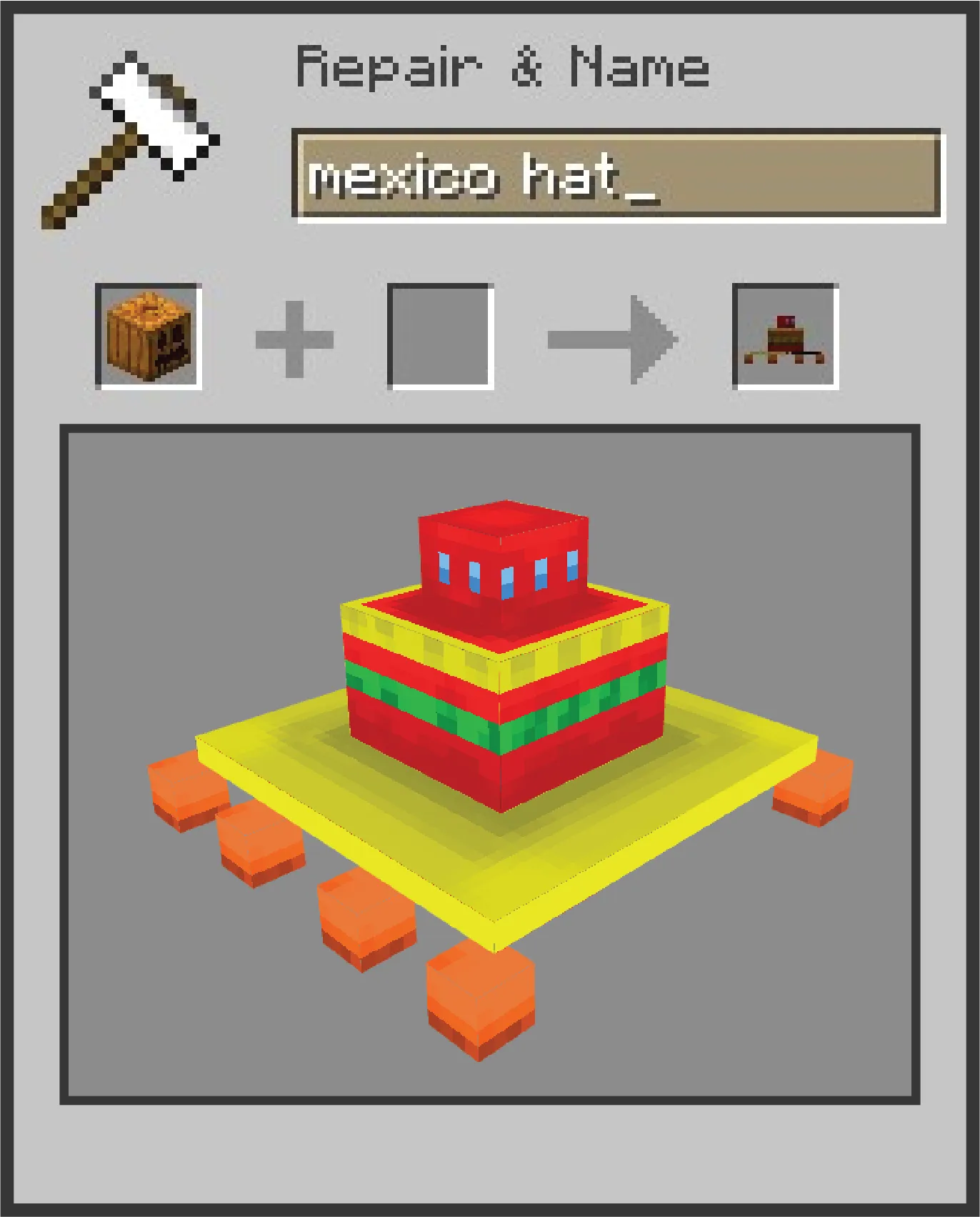 Costumi : Hats Edition, Текстуры, Minecraft