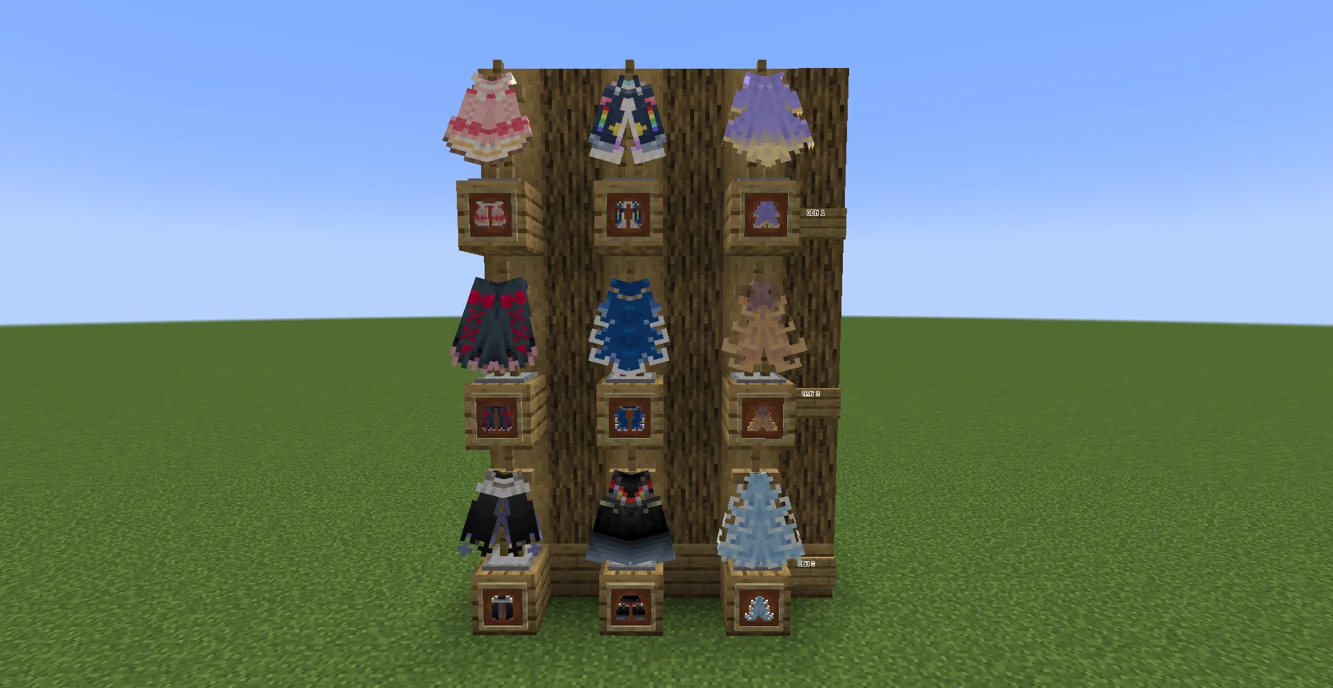 HololiveID Capes - Elytra Pack - — скриншот 8 (Текстуры, Minecraft)