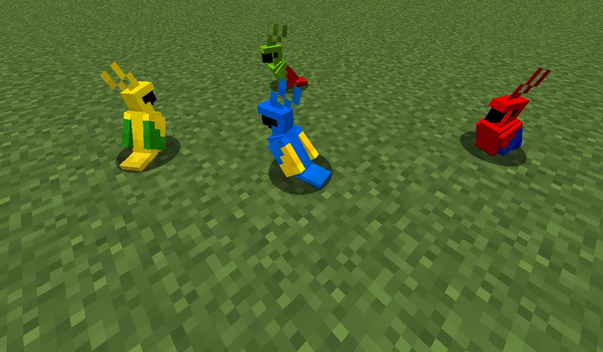 Parrot Variants — скриншот 2 (Текстуры, Minecraft)