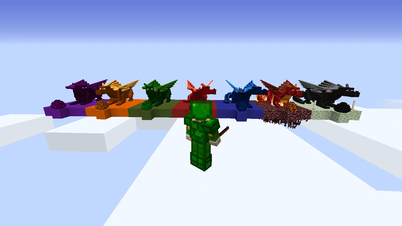 Realm of The Dragons, Моды, Minecraft