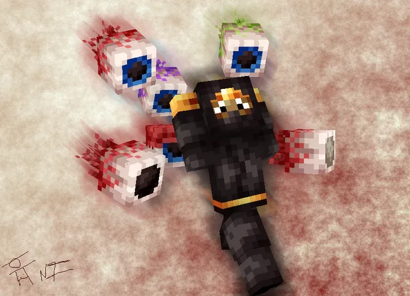 Demon Eye From Terraria — скриншот 1 (Текстуры, Minecraft)
