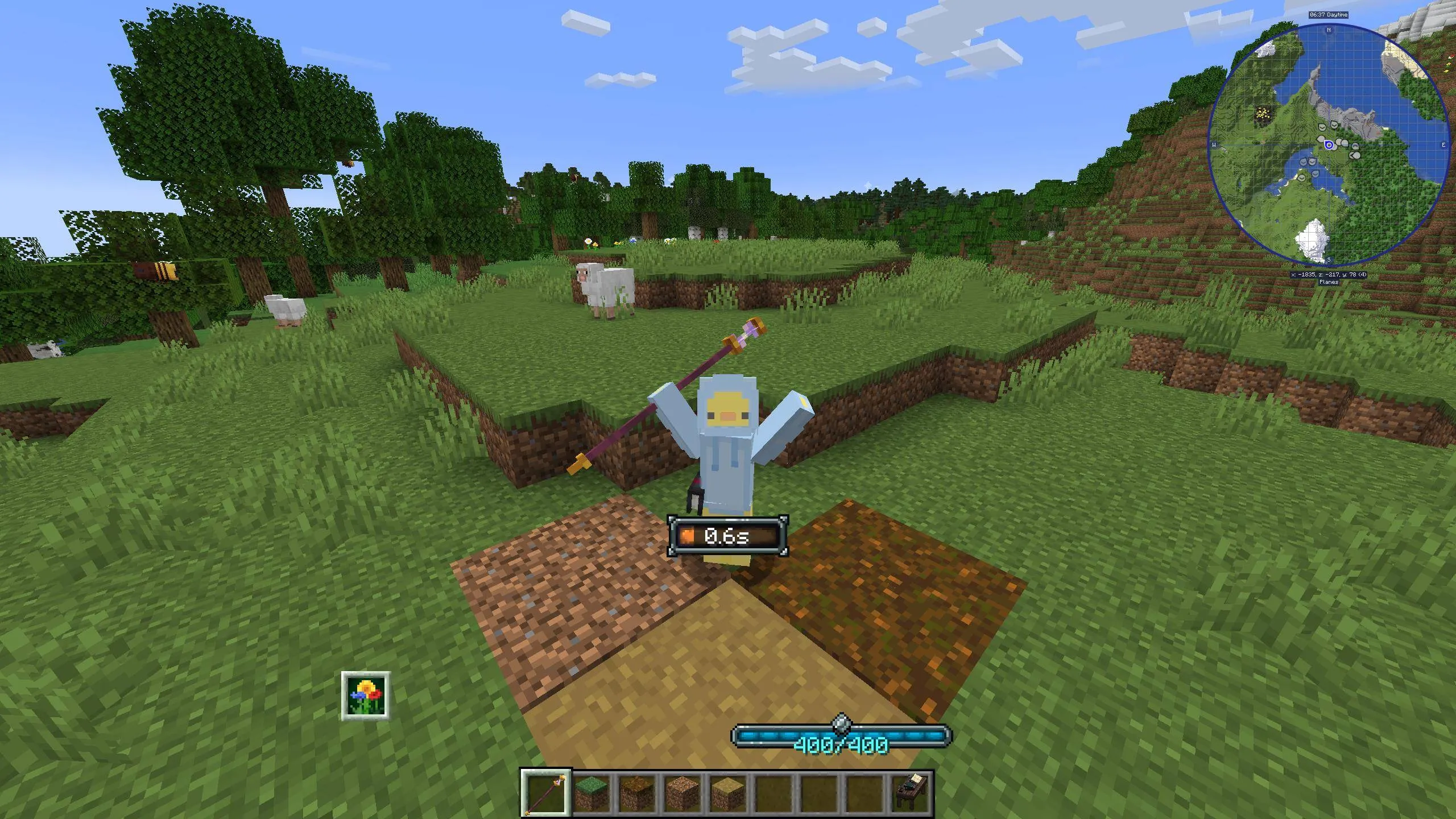 Flower Field Spell, Моды, Minecraft